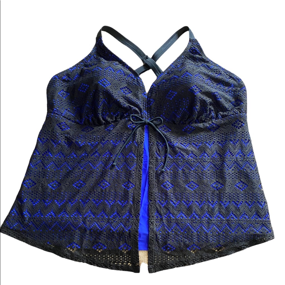 Crochet Style Swim Top - Size 26W